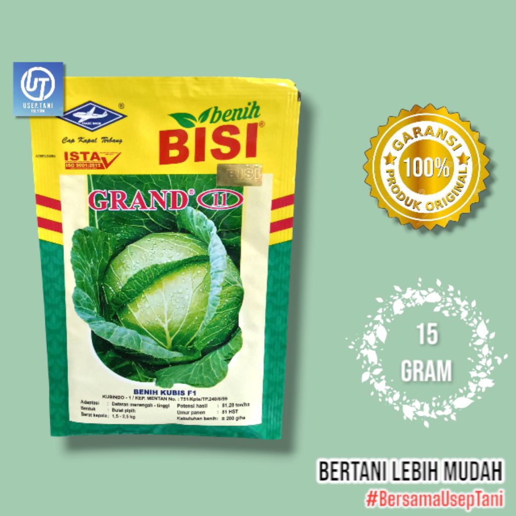 BENIH KUBIS F1 GRAND 11 15GR CAP KAPAL TERBANG