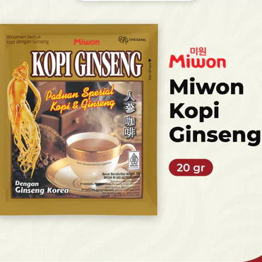 

Miwon Kopi Ginseng 20 Gr - Authentic Korean Ginseng Coffee