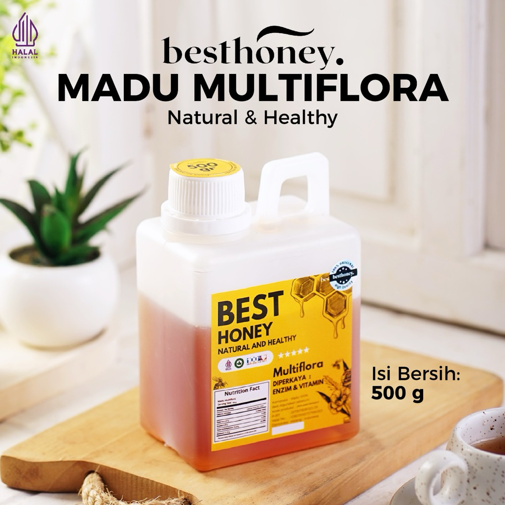 

COD Best Honey - Madu Asli Madu Multiflora Original - 500gr