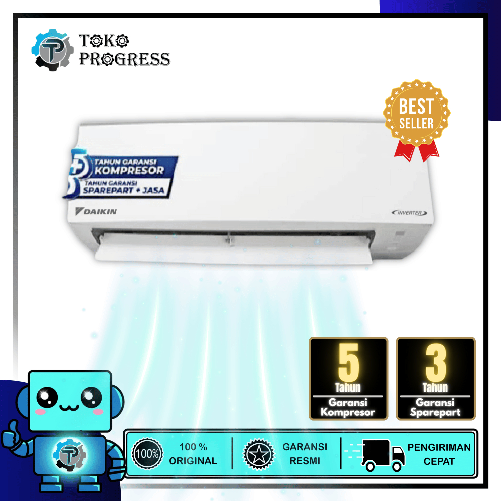 AC INVERTER DAIKIN 1/2 PK FTKE15YV14 SUPER PCB LOW WATT MODE