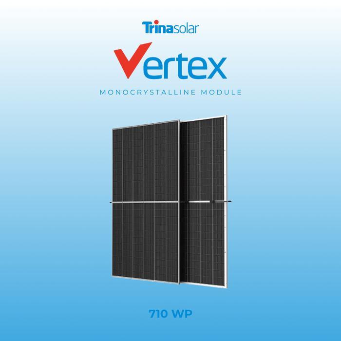 TRINA Solar 710WP Bifacial Dual Glass Monocrystaline Solar Panel - PV