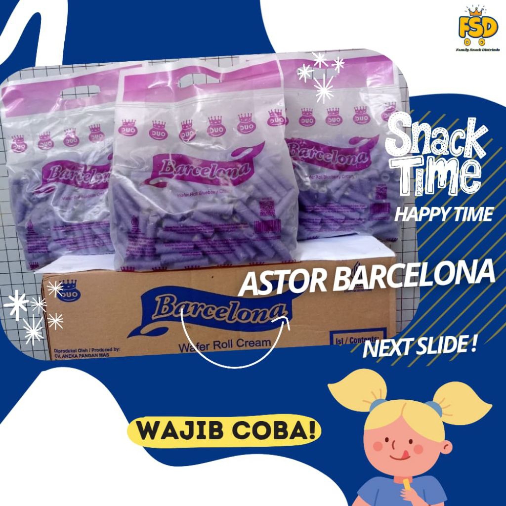 

Astor Barcelona Kemasan@500g