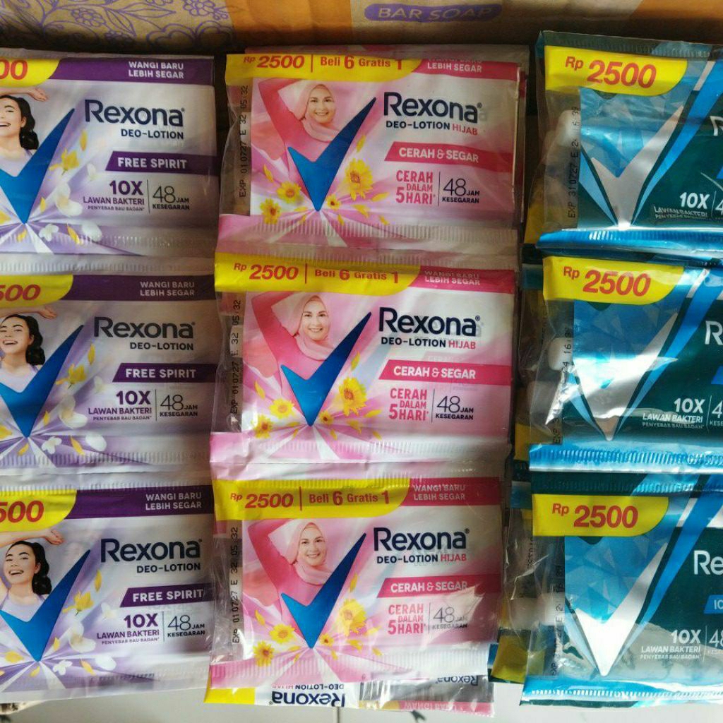 Rexona Sachet 1 Renceng Isi 12