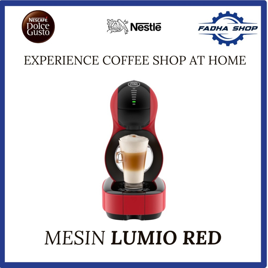 Mesin Kopi Nescafe Dolce Gusto Lumio Red Grade A Original