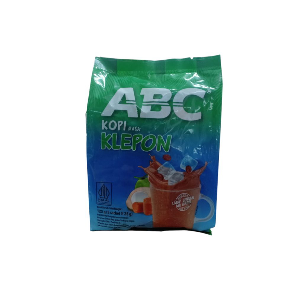 

ABC Kopi Rasa Klepon 5 Sachet 5s 25gr 5x25gr