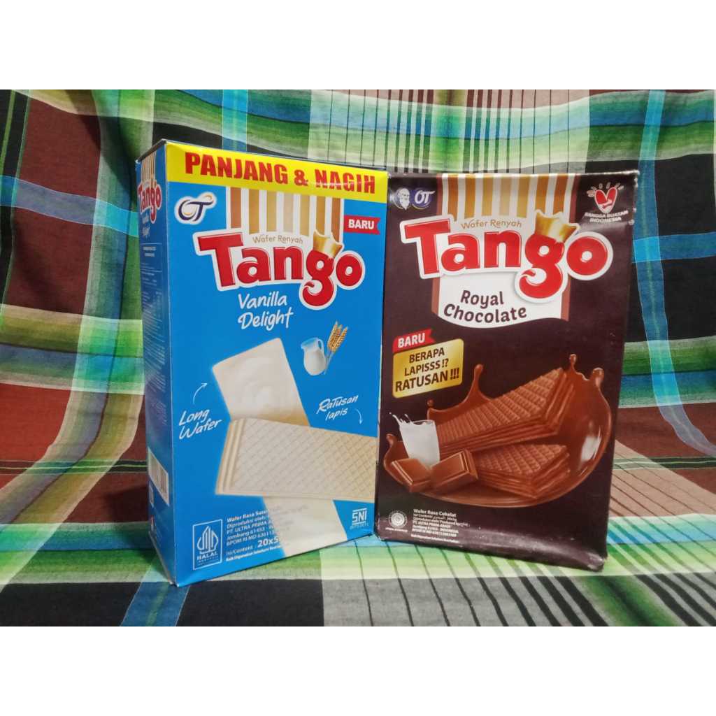 

Tango Wafer Box 500 Kotak 20x5gr Vanila Coklat