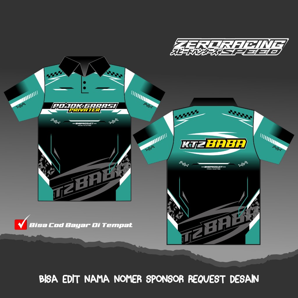 kaos jersey racing jersey racing kaos jersey balap jersey team balap jersey kerah polo KERAH V