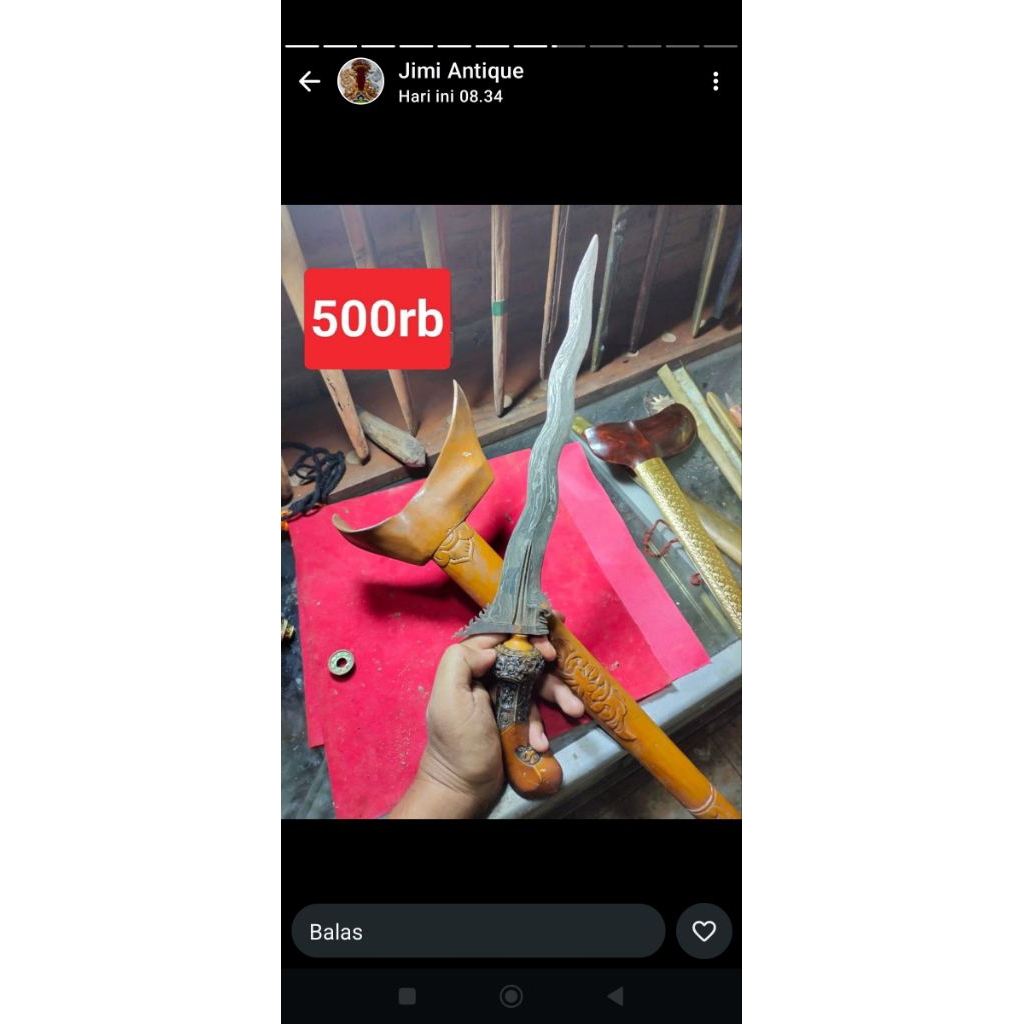 pusoko sempono sepuh Majapahit warangka ladrang lawasan majapahit