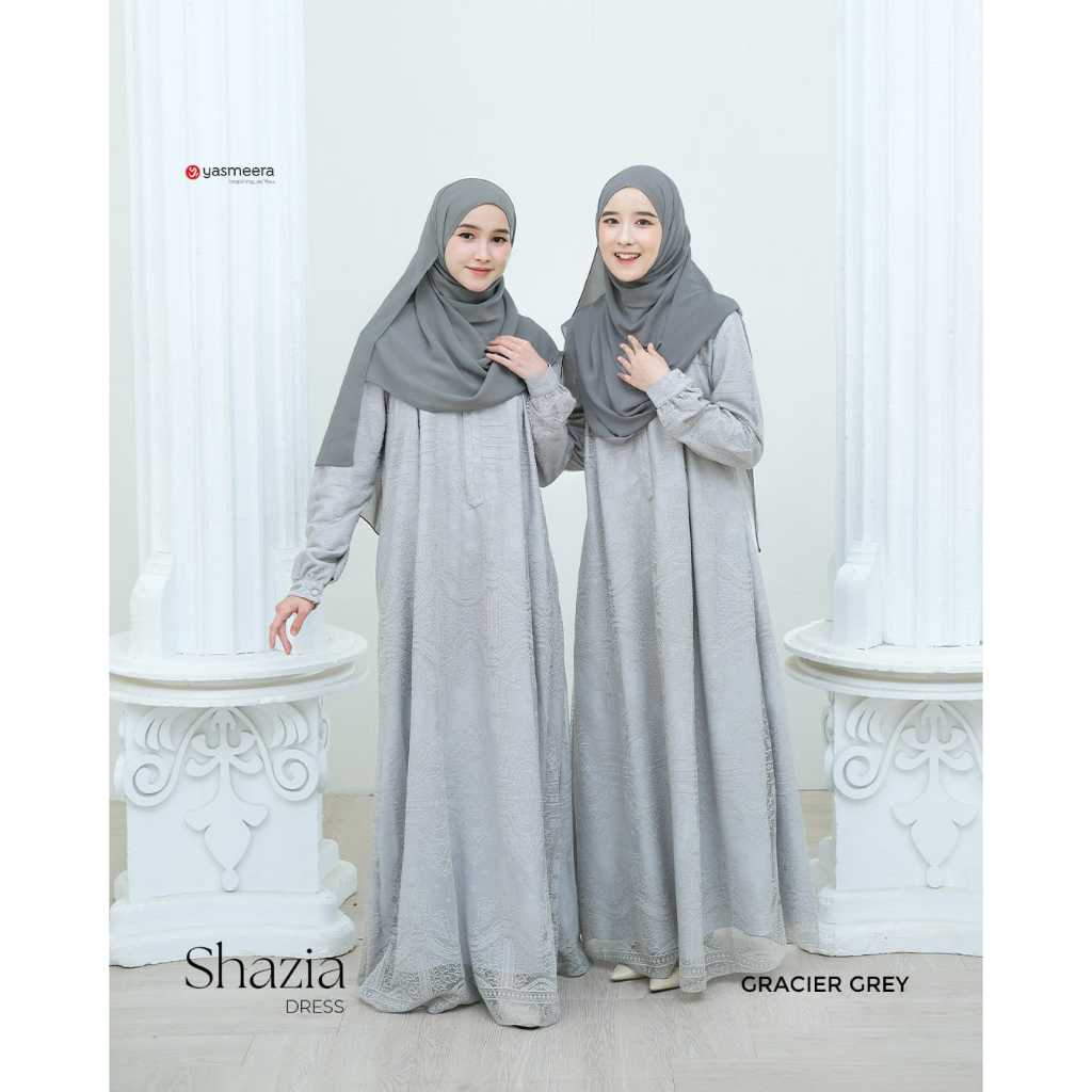 NEW GAMIS DRESS DEWASA SHAZIA BROKAT LUXURY BY YASMEERA