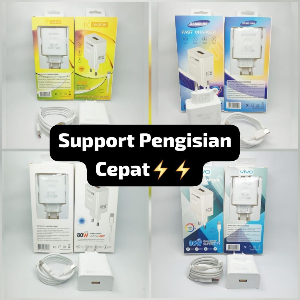 Charger 80W Super VOOC / Charger Fast Charging 80W