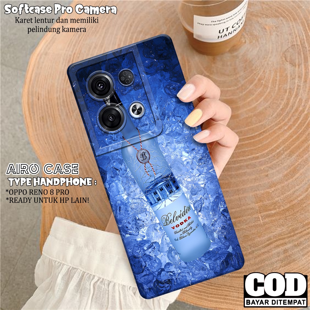 Case Oppo Reno 8 pro Terbaru - Softcase Oppo Reno 8 pro - Fashion Case MINUMAN - Casing Oppo Reno 8 