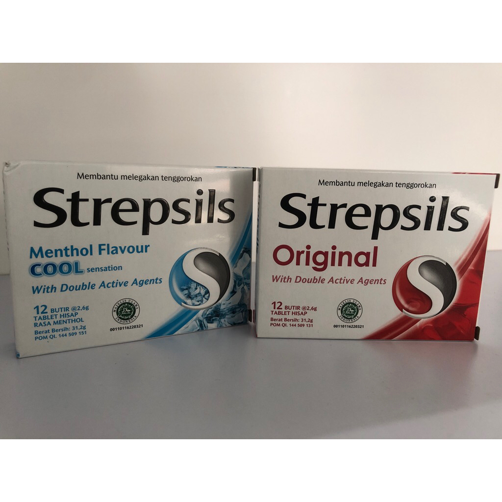 

Strepsils 1box 12tablet hisap / Membantu Melegakan Tenggorokan / Rasa Menthol & Original