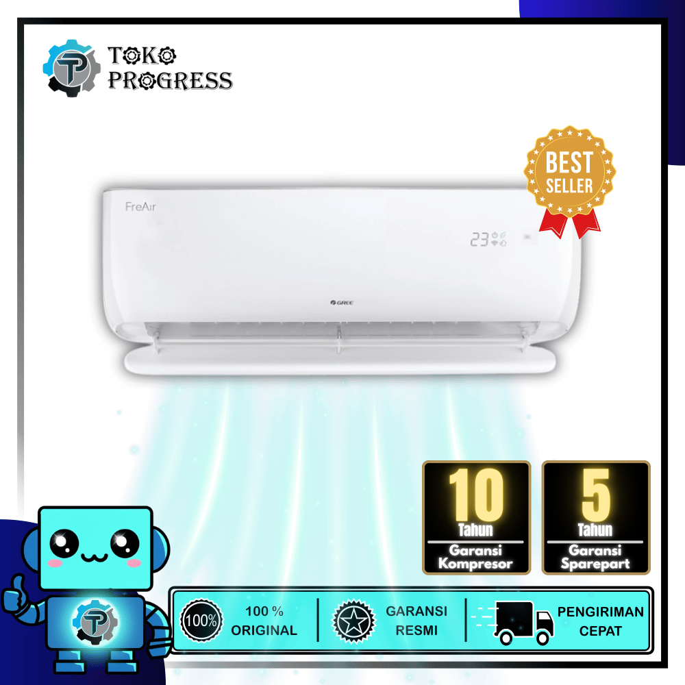 AC GREE 1 PK GWC-09FREAIR / GWC09FREAIR INVERTER FRESH AIR WIFI+VR