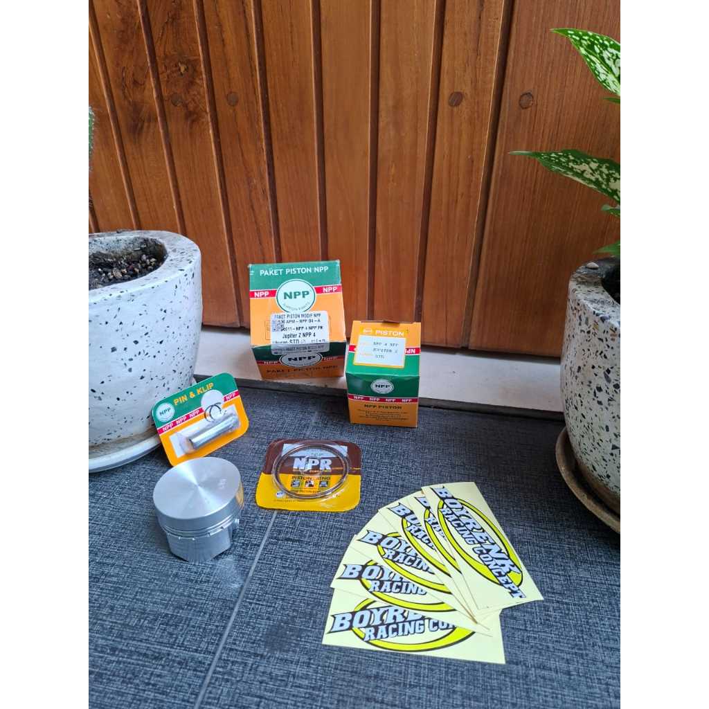 PISTON KIT CUSTOM JUPITER Z NPP TYPE 4 57 - 58 - BOYRENK SURABAYA