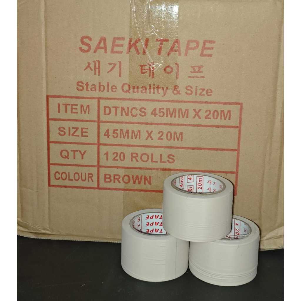 Daktip  Non Lem SAEKI lakban AC Duct tape Non Lem 45MM X 20M