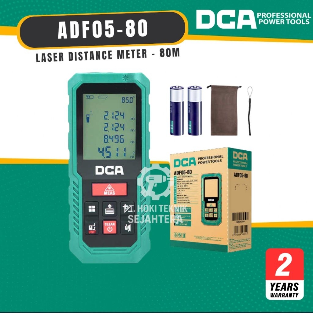 DCA ADF05-80 LASER DISTANCE METER / METERAN LASER 80M