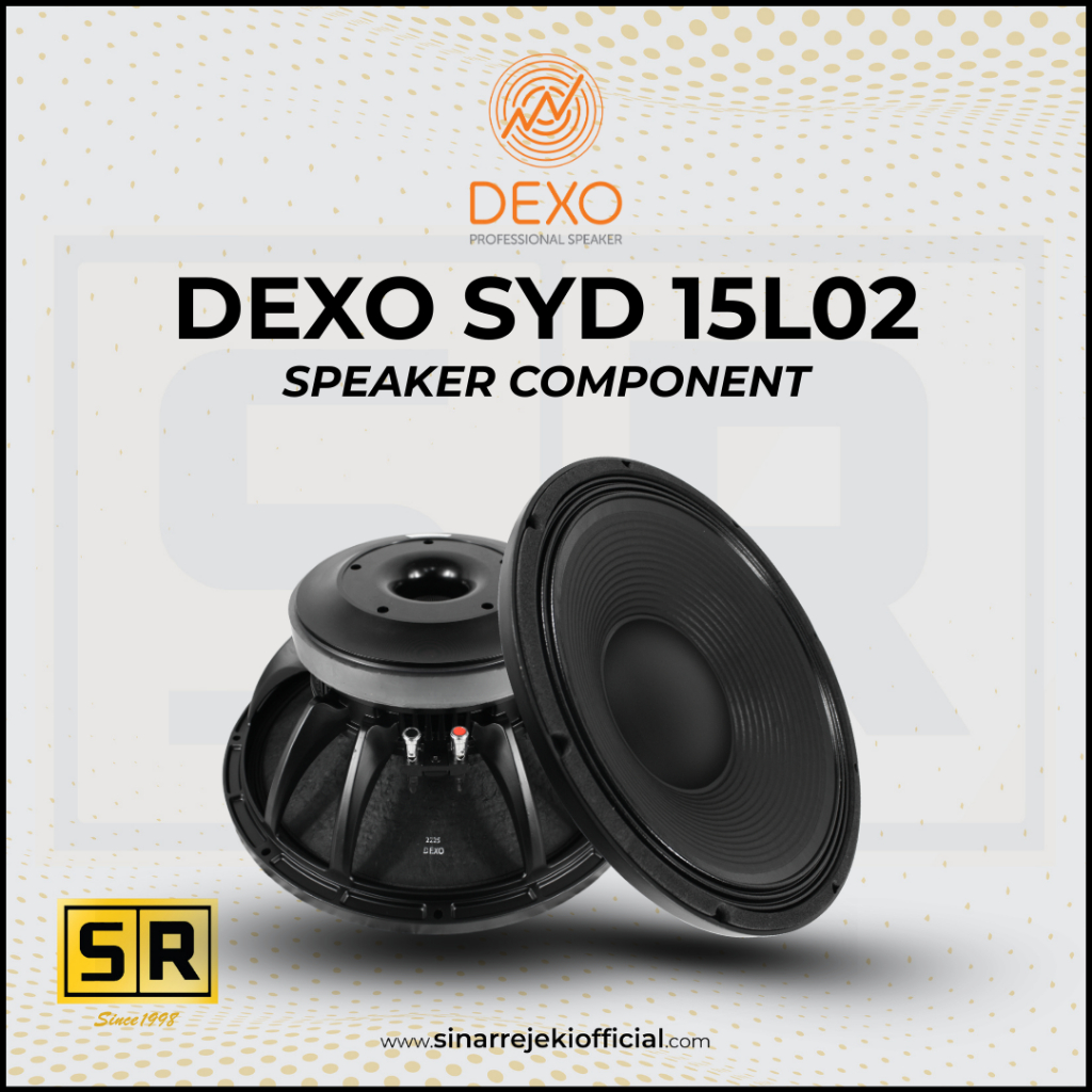 Speaker Component DEXO SYD 15L02 15 inch / Speker komponen DEXO 15 inch