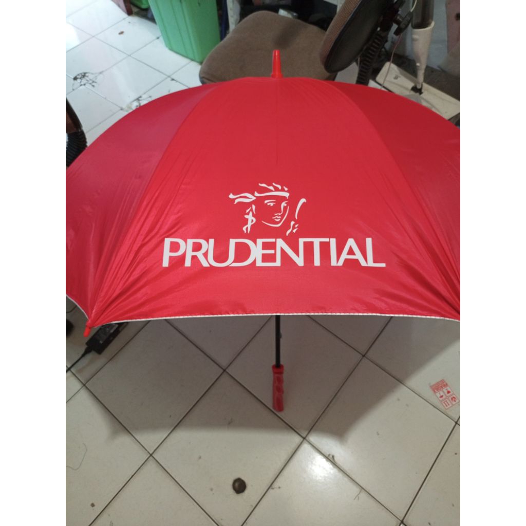 payung golf Prudential asuransi merah