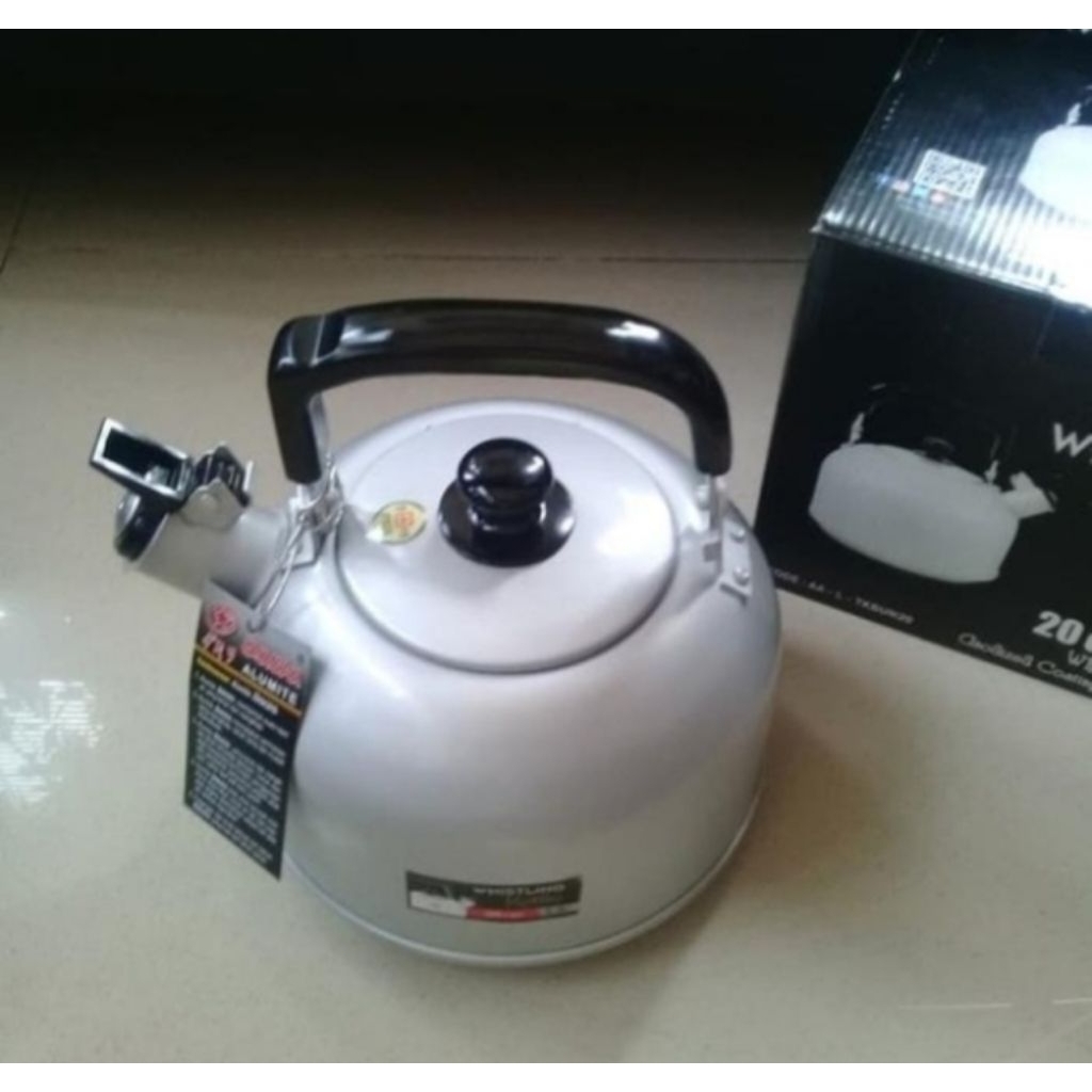 Teko Bunyi Alumunium • Teko Siul Maspion 5Liter - 24cm