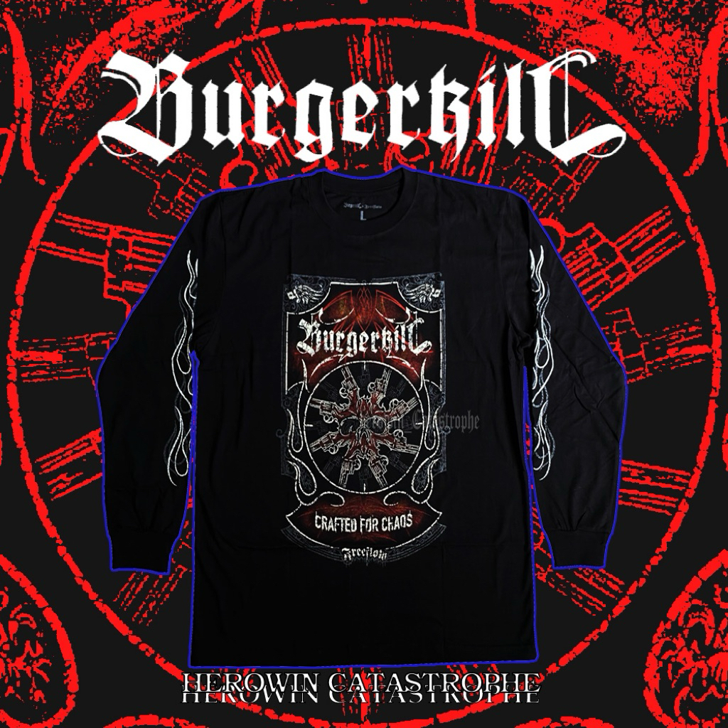 Tshirt Band Official Burgerkill X Freeflow - Crafted For Chaos