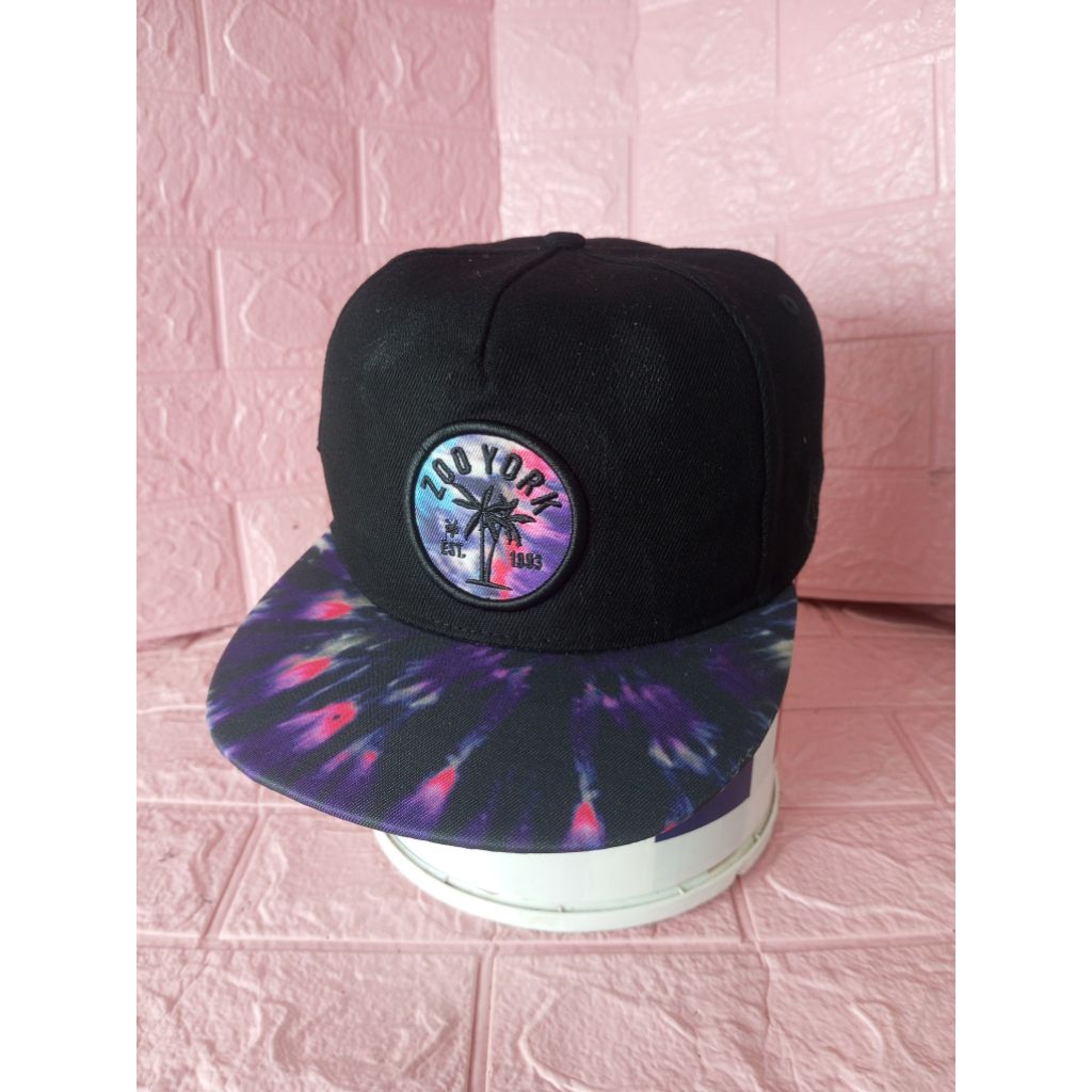 Topi Skateboard Zoo York Snapback Cap Patch Visor Keren