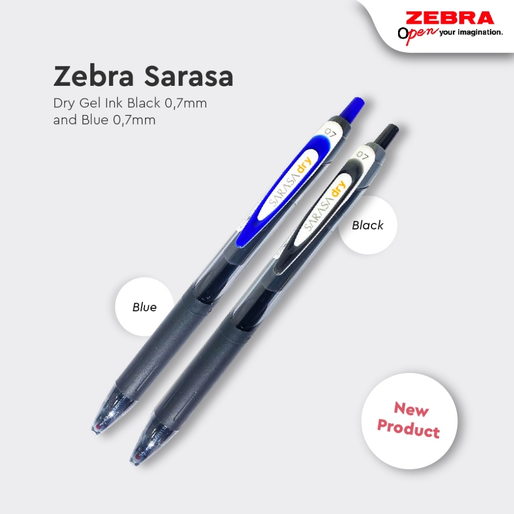 

PULPEN SARASA DRY GEL PEN 05MM 07MM / PULPEN SARASA CEPAT KERING