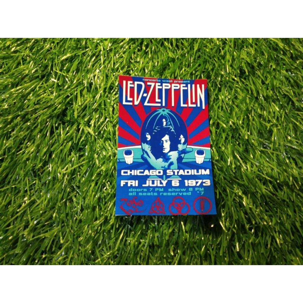 stiker vinyl led zeppelin