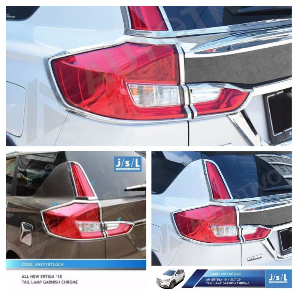 GARNIS LAMPU/ COVER LAMPU SUZUKI XL7 CHROME ORIGINAL JSL