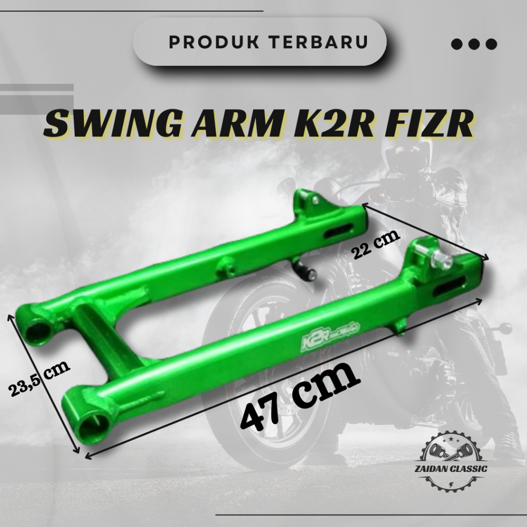 SWING ARM FORCE FIZ R PANJANG 47CM ALMUNIUM ALUMUNIUM  KAWAHARA  K2R