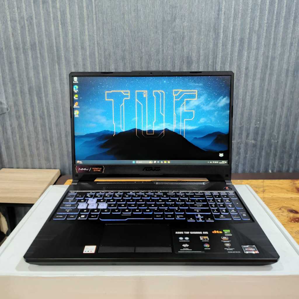 LAPTOP SECOND,Laptop Asus TUF Gaming FA506HF, Amd Ryzen 5 - 7535HS, ###DualVga: - Amd Radeon TM Grap