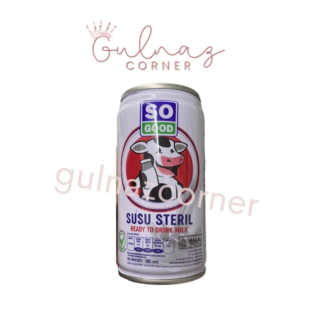 

SO GOOD SUSU STERIL 189 ML