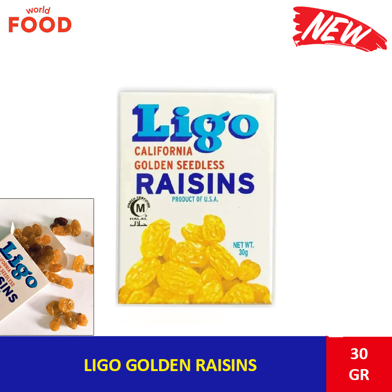 

LIGO CALIFORNIA GOLDEN RAISINS 30 GR