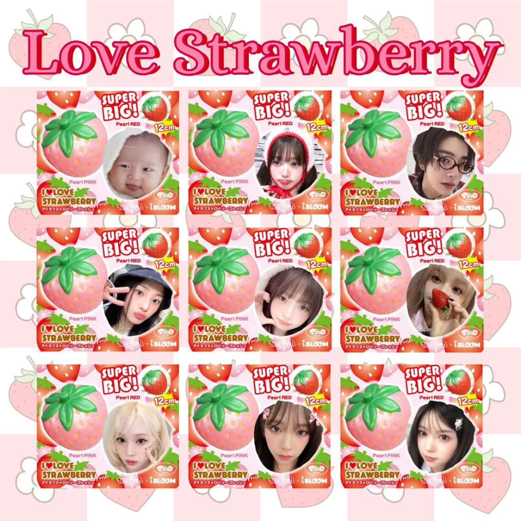 

Sticker Love Strawberry lucu untuk freebies ala selkor