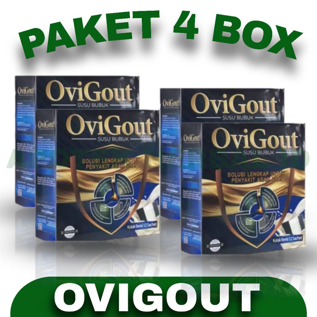 

OVIGOUT 4 Box Milik Susu Suplemen Kesehatan Asam Urat, Kolesterol Dan Tulang Sendi