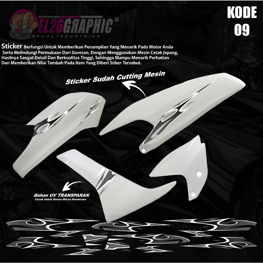 09 STRIPING YAMAHA NMAX OLD VARIASI - STICKER VARIASI MOTOR NMAX OLD