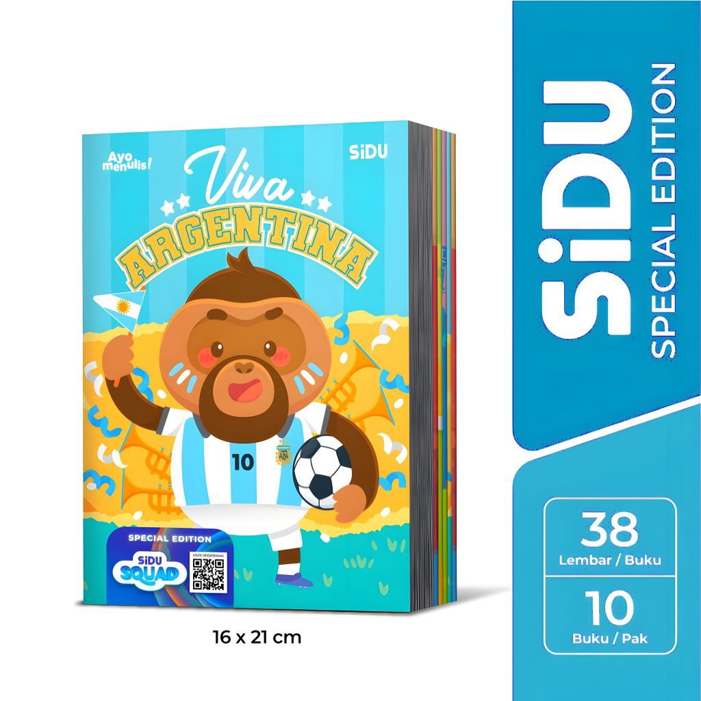 

Buku Tulis Sidu Original – Isi 10 Buku 38 Lembar, Kertas Putih Tebal Premium