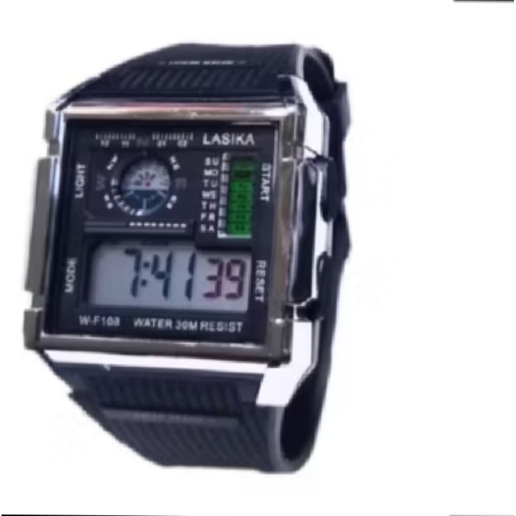 jam tangan lasika anti air jam digital pria, jam tangan sport