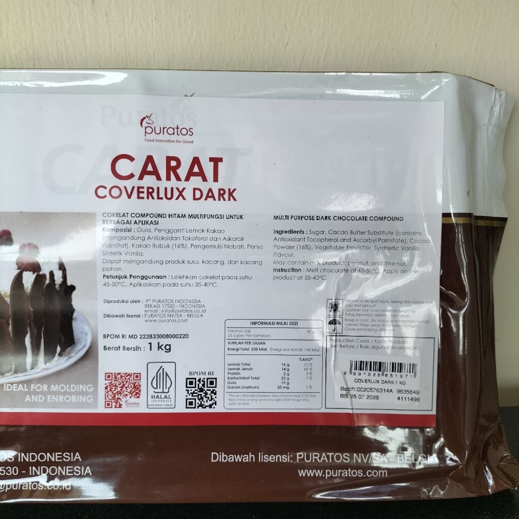 

DCC Carat Coverlux Dark kemasan 1kg