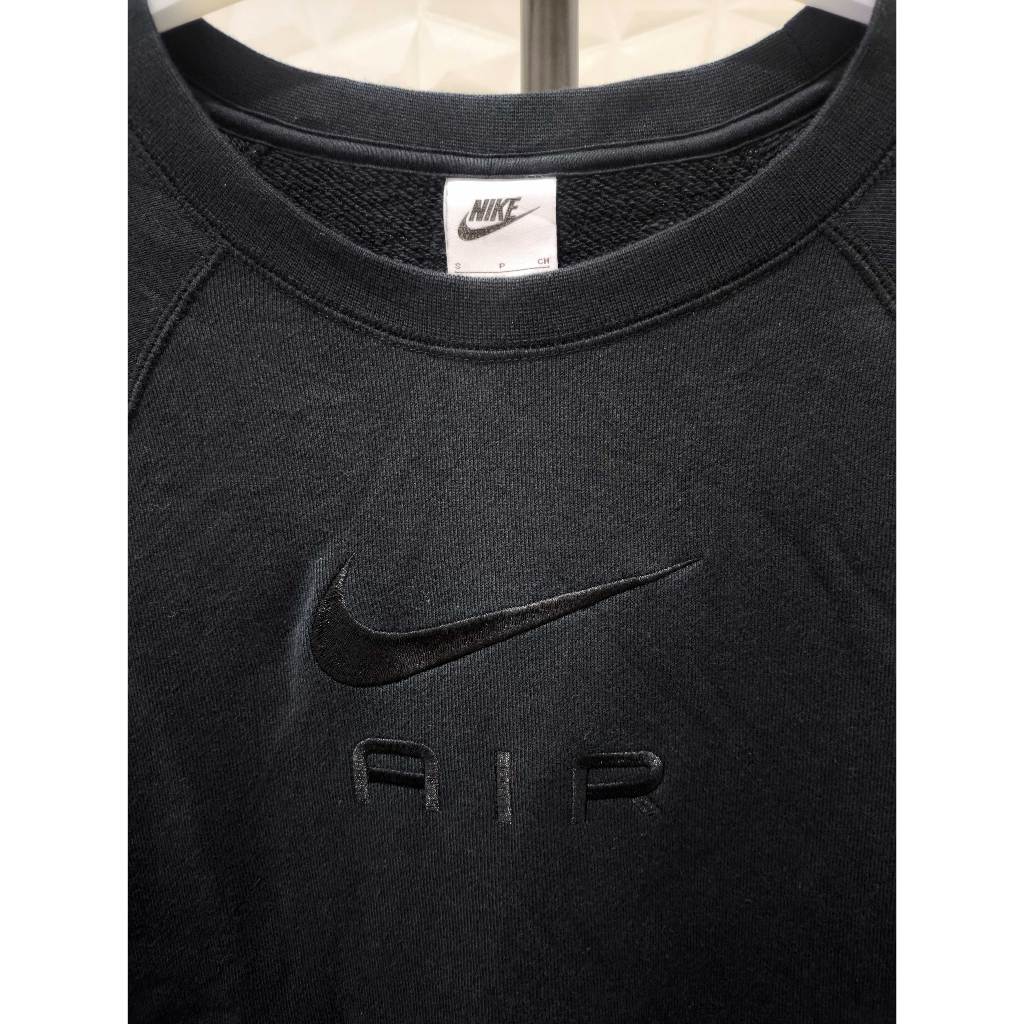 Sweater CN Crewneck Nike Air Bordir Hitam