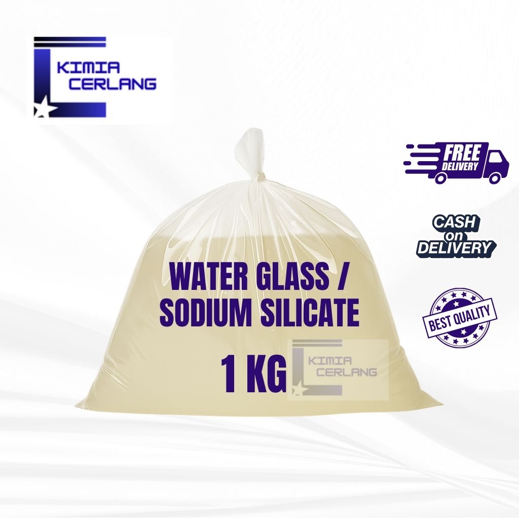 Waterglass Penguat / Pengikat Warna Sodium Silicate 1 Kg