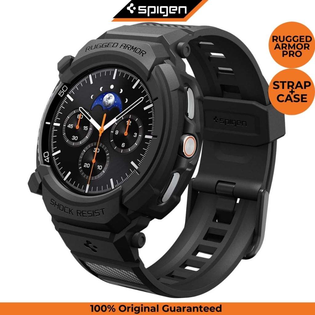 Strap Case Samsung Galaxy Watch 8 Classic 46mm Spigen Rugged Armor Pro Band Sport Waterproof Casing 