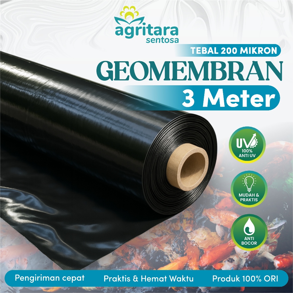 GEOMEMBRAN TEBAL 200 MICRON LEBAR 3 METER