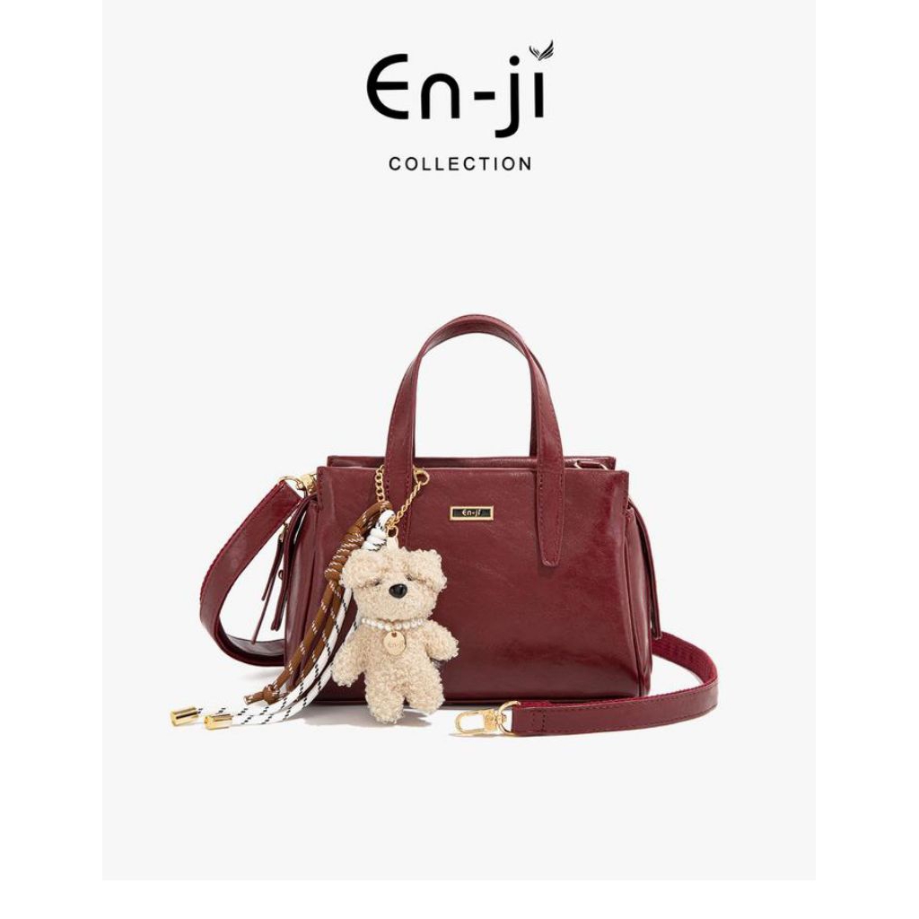 Enji En-ji Yomna Handbag Tas Tangan Wanita Bahan PU Leather Muat Tablet 8 Inch