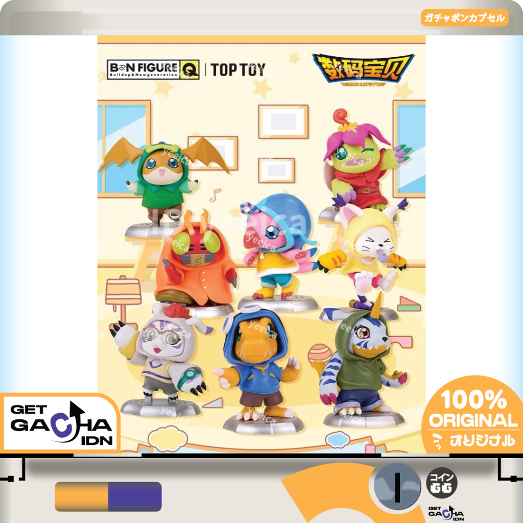 BlindBox Digimon BnQ Figure Series 3 Figure Ori GetGachaIDN