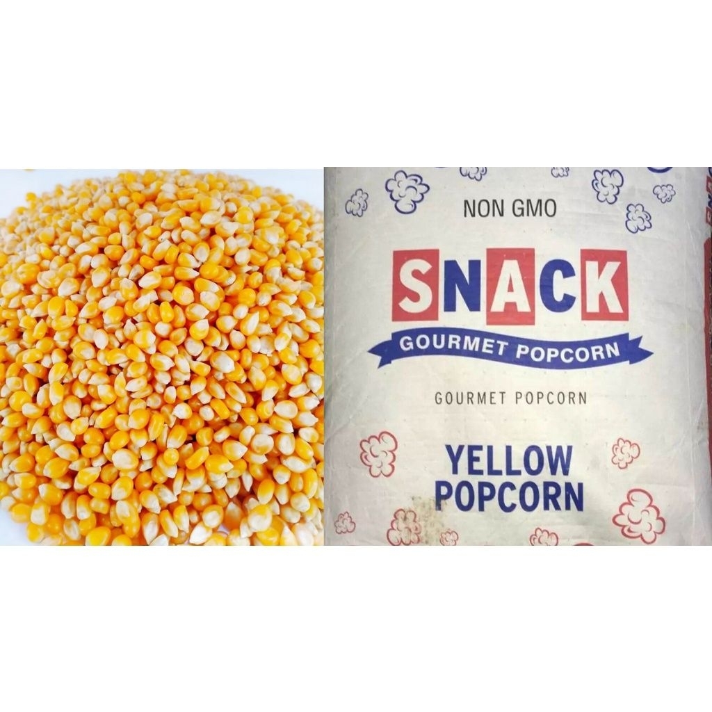 1KG JAGUNG POPCORN MENTAH/JAGUNG POPCORN SNACK YELLOW/JAGUNG BRONDONG/