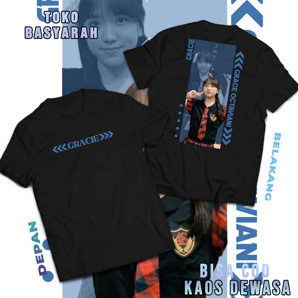 KAOS GRACIE JKT48 GEN 11 DESIGN TERBARU MY OSHI MEMBER JKT48 - BAJU STREETWEAR AESTHETIC JKT48 PANAH