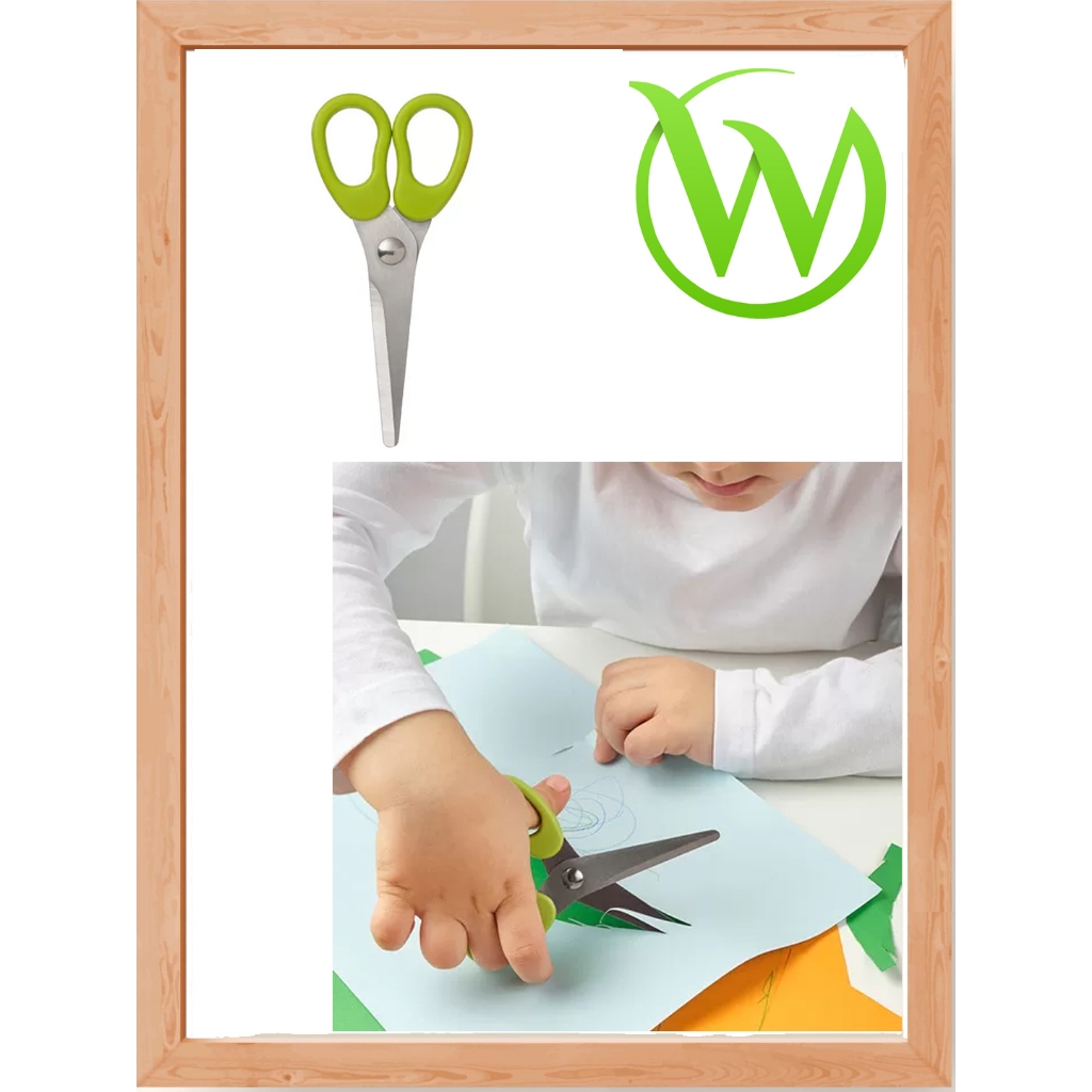 

Gunting anak desain aman tangan mungil normal kidal MALA Scissors