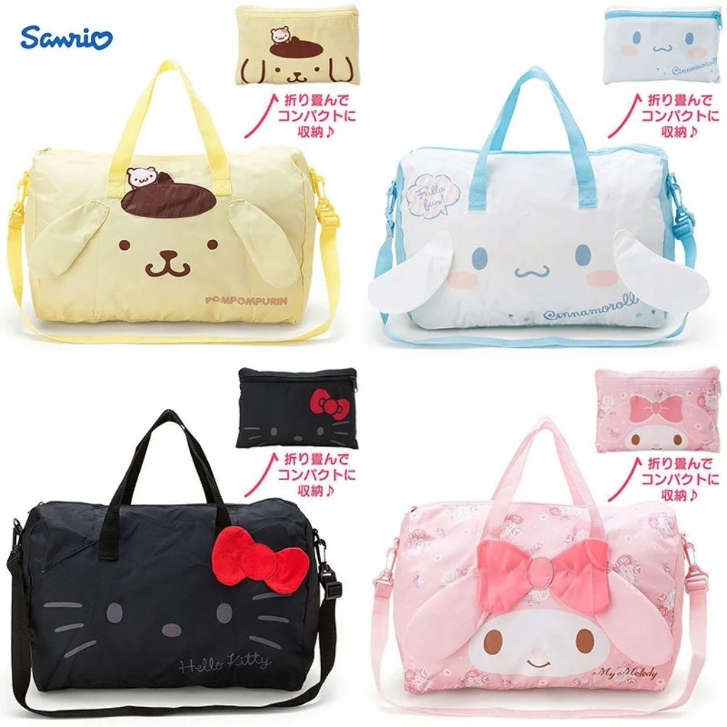 Sanrio Travel Bag Tas Lipat Koper Melody Hello Kitty