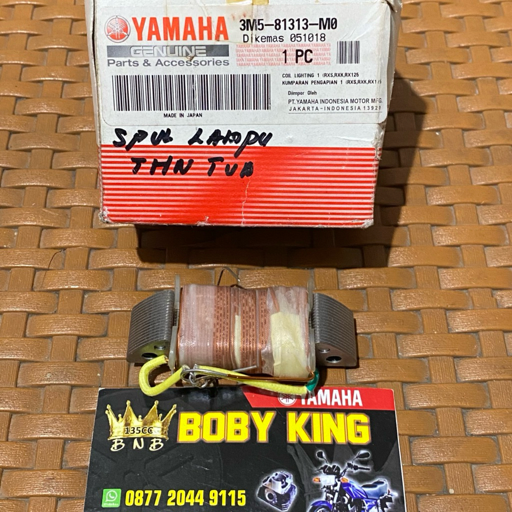 SPUL SPULL LAMPU PENGAPIAN COIL LIGHTNING RXKING RX KING COBRA RXK RXS RXR ORIGINAL 3M5-71313-M0