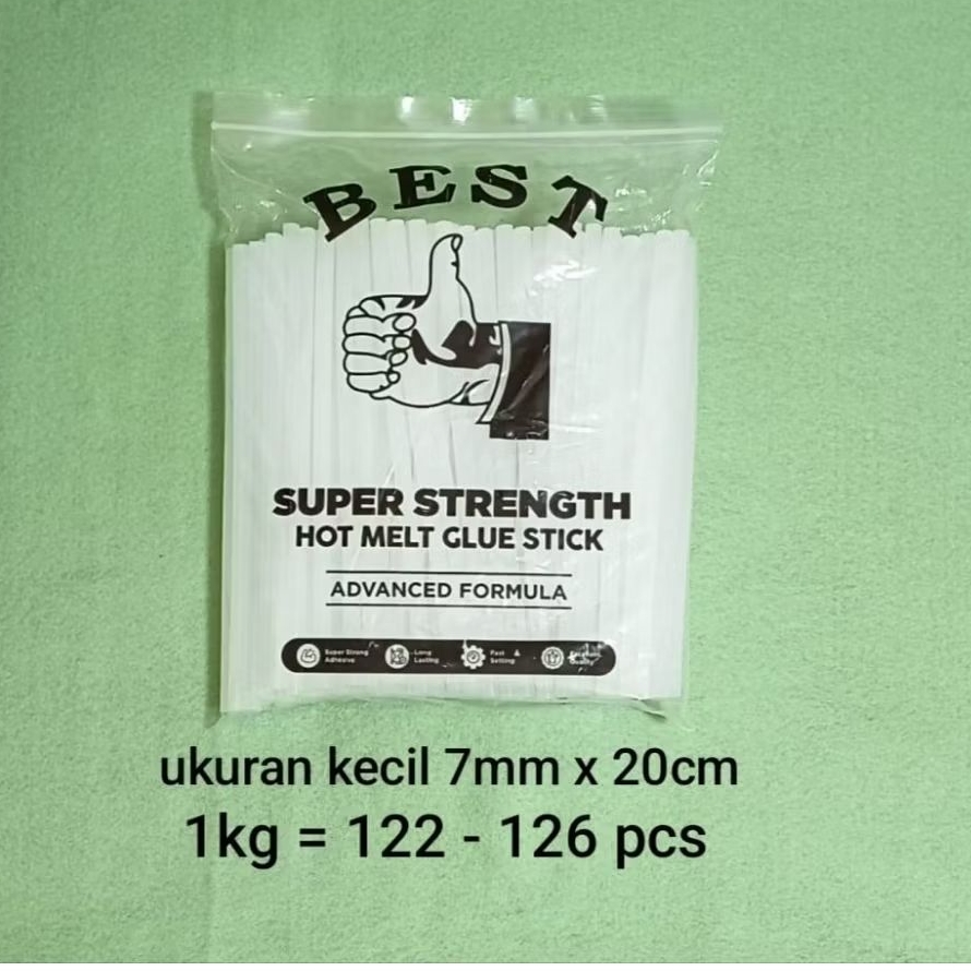 

refill lem tembak kecil / lem bakar kiloan / hot melt glue stick / lem lilin 1kg best ( promo )
